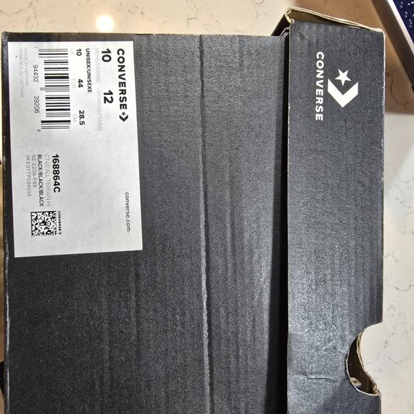 NEW CONVERSE ALL TERRAIN HI Waterproof Leather Boots Shoes 168864c Black SZ 10 - Picture 10 of 16